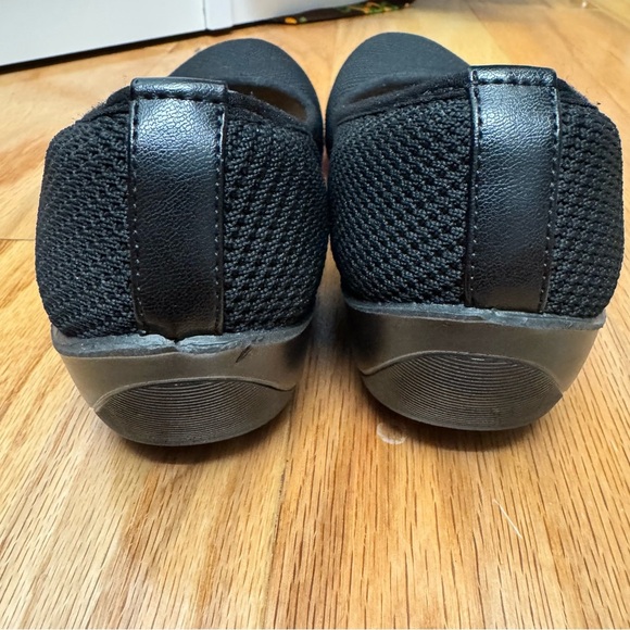 LifeStride Indy Wedge black flats Slip-On comfort shoes size 7 W - Picture 4 of 10
